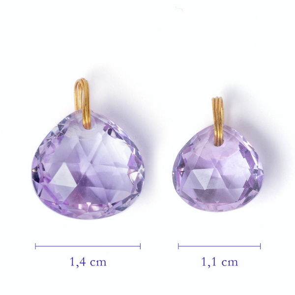 Amethyst Briolette Drops, jewelry stores Ottawa, custom jewelry Toronto,  custom jewellery Toronto – Disegno Fine Jewellery