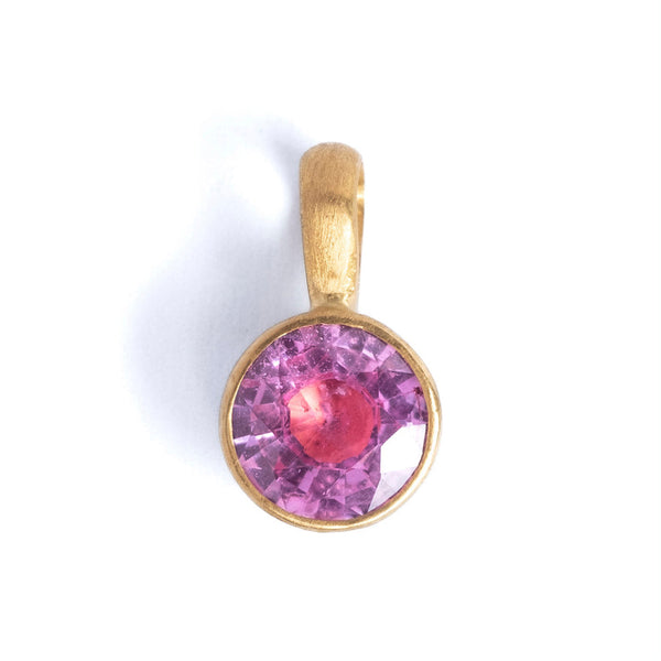 Pink Sapphire Bindi Pendant