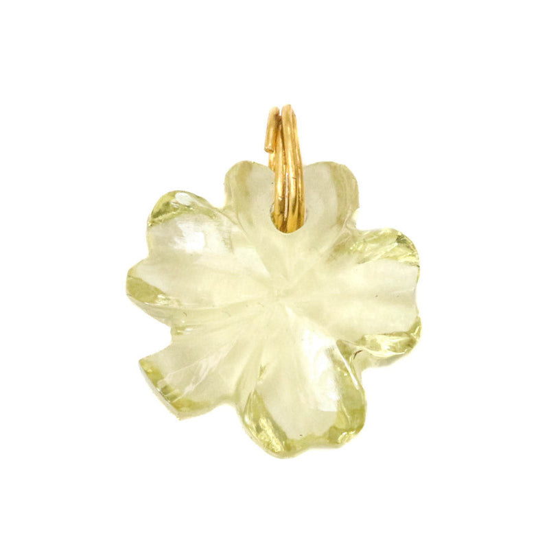 Lemon Quartz Clover Pendant