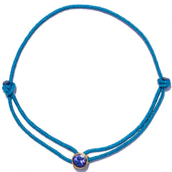 Glowing Tanzanite Bracelet 0.7 cm