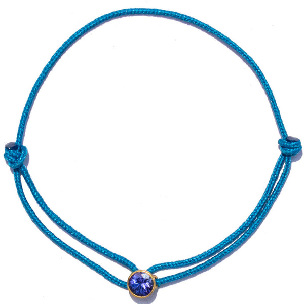 Glowing Tanzanite Bracelet 0.7 cm