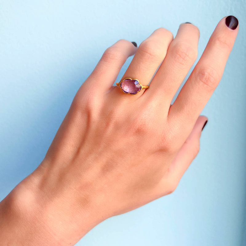 Amethyst Cloud Ring