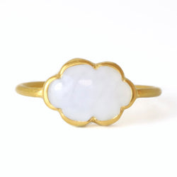 Chalcedony Cloud Ring