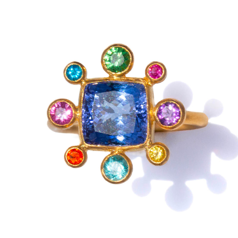 Byzantine Tanzanite ring