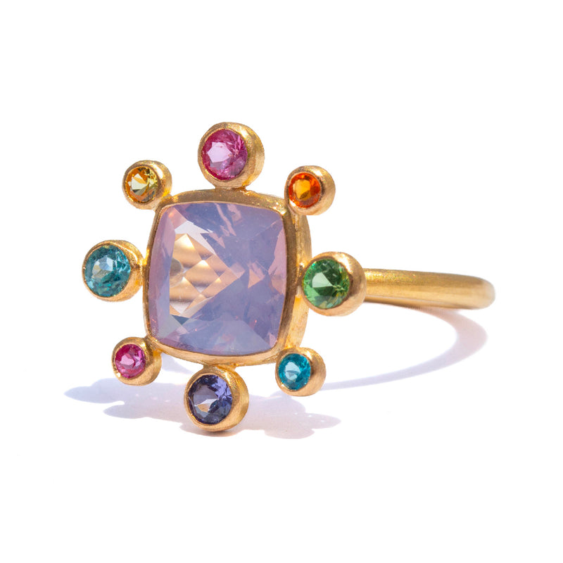 Byzantine Quartz Lavender Ring