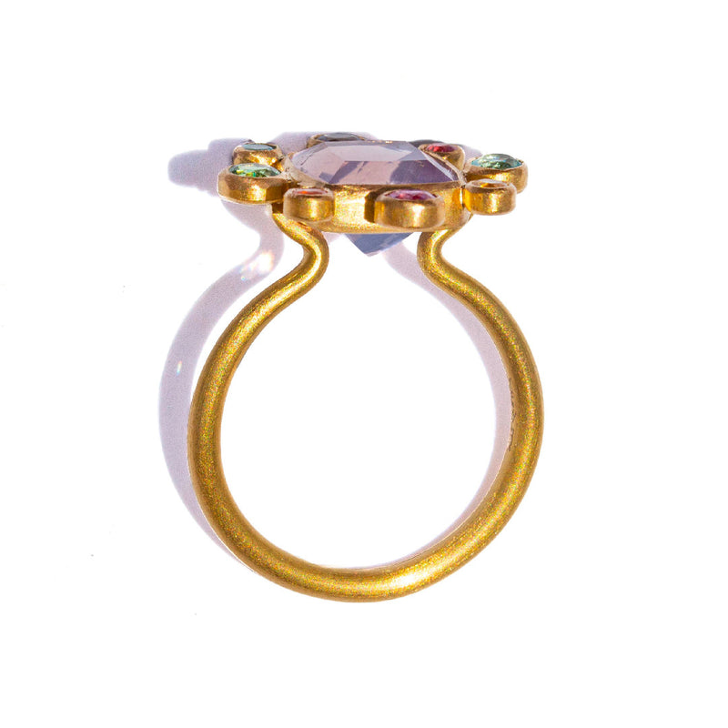 Byzantine Quartz Lavender Ring