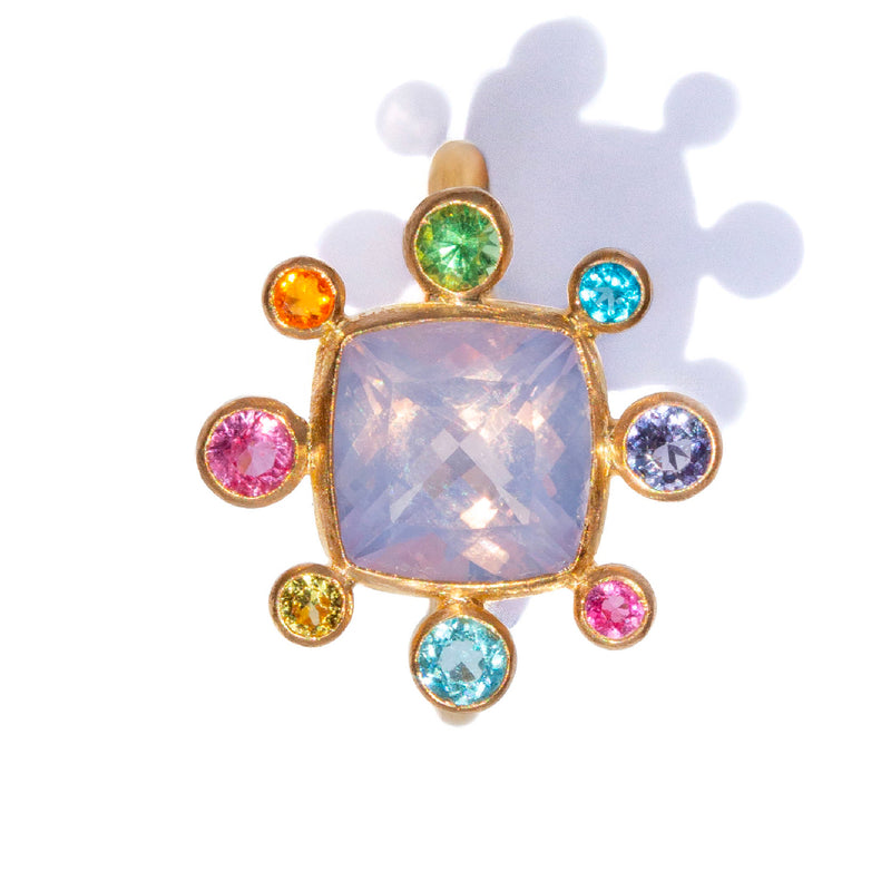 Byzantine Quartz Lavender Ring