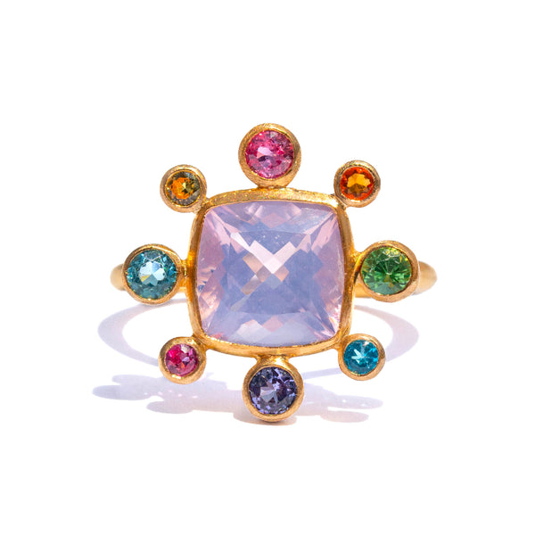 Byzantine Quartz Lavender Ring