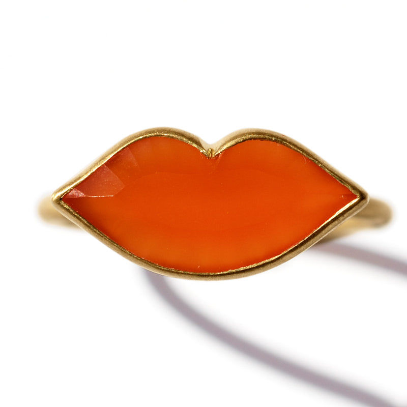Carnelian Tender Kiss Ring