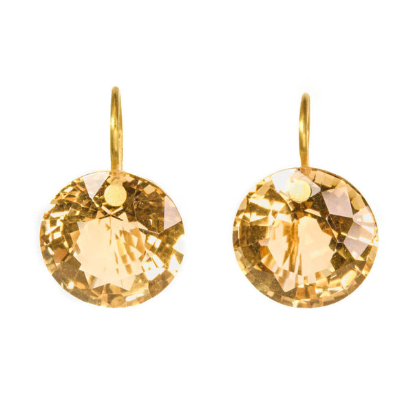 Brilliant Citrine earrings