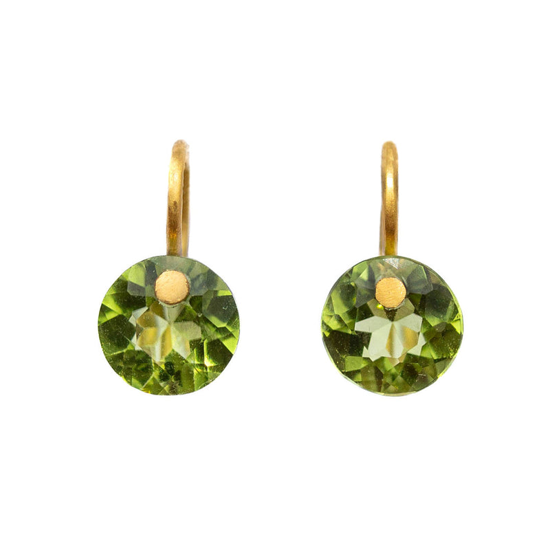 Mini Brilliant Peridot earrings