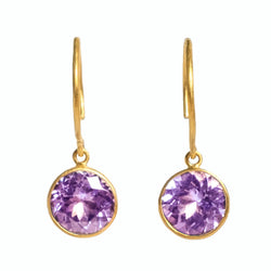 Amethyst Bindi Earrings  