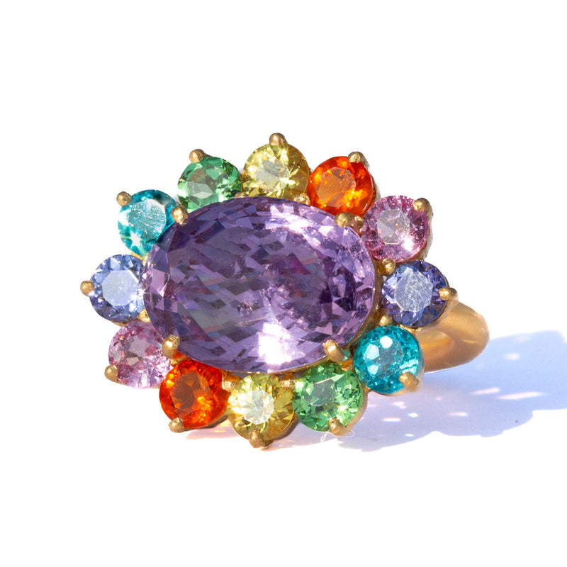 Amethyst Hortensia Ring 