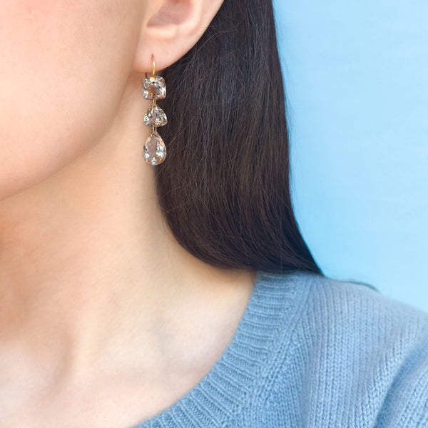 smokey Quartz  Jemima Earrings <br>