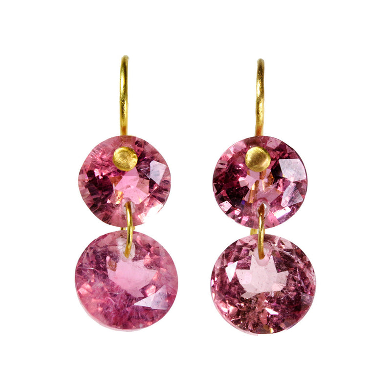 Incandescence Pink Tourmaline earrings