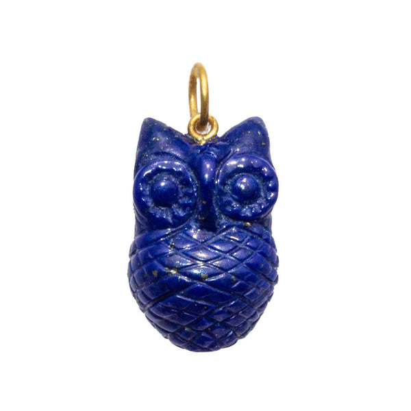 LAPIS LAZULI OWL PENDANT