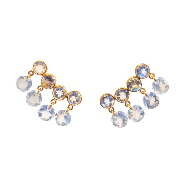MOONSTONE PENDANT EARRINGS