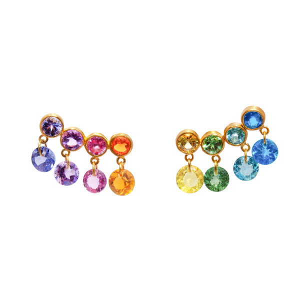 RAINBOW PENDANT EARRINGS