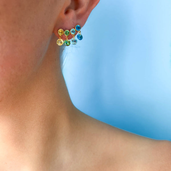 RAINBOW PENDANT EARRINGS