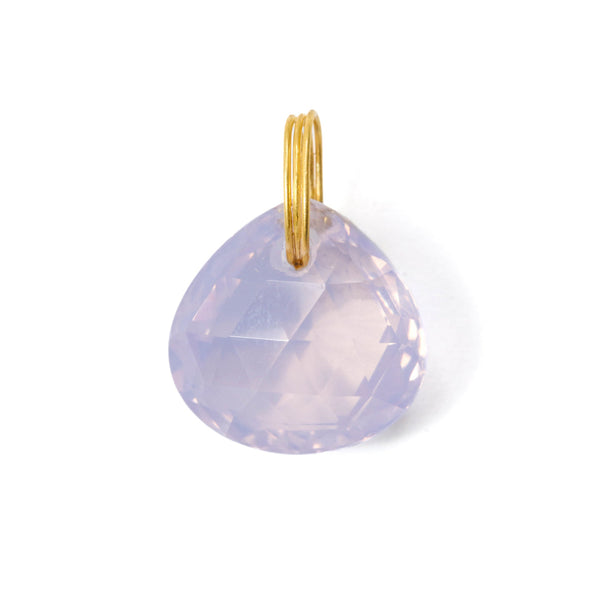 Pendant Briolette Quartz Lavender 6.05 ct