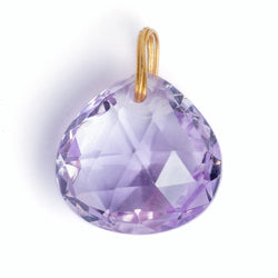 Amethyst  Briolette Pendant