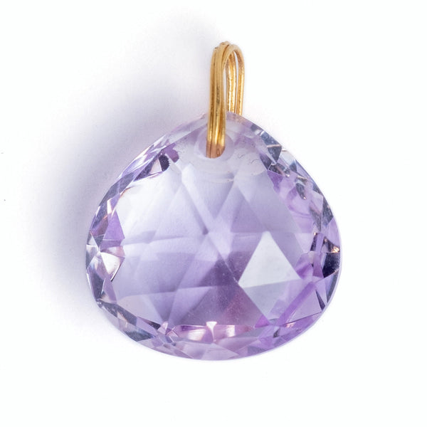 Amethyst  Briolette Pendant