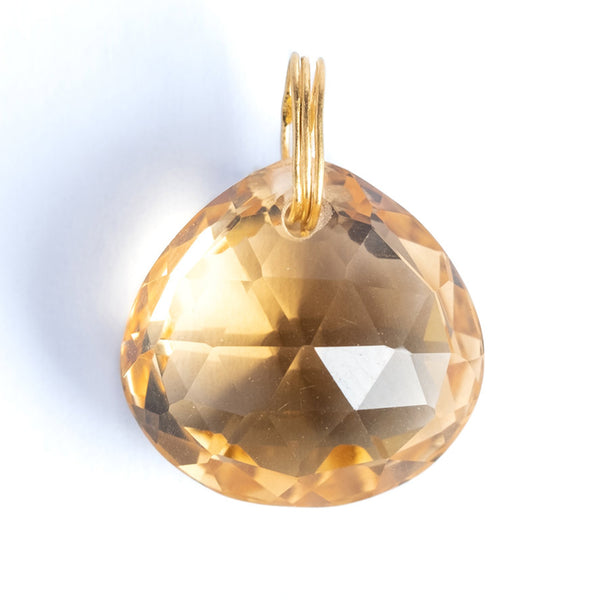 Citrine Briolette Pendant