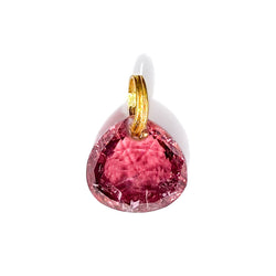 Pink Tourmaline Briolette Pendant