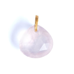 Rose Quartz Briolette Pendant 