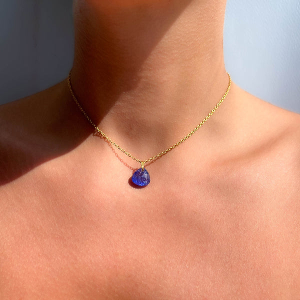 Pendant Briolette Tanzanite