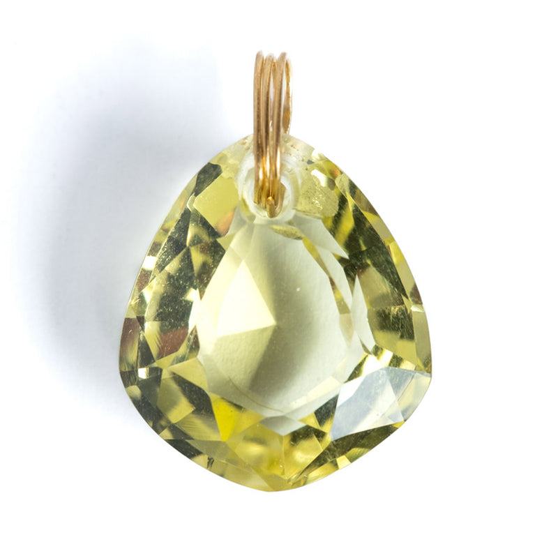 Lemon Quartz Gem Pendant