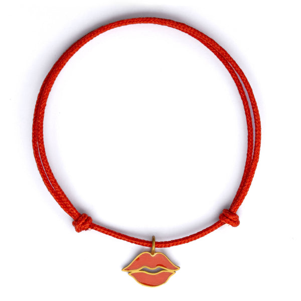 Flying Kiss Pendant Red