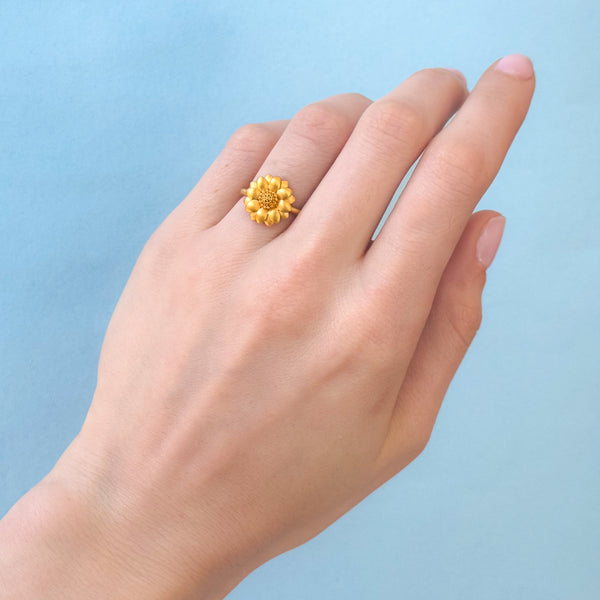 Sunflower ring