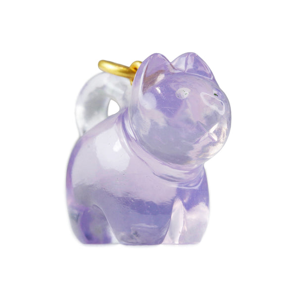 Felix the Cat Quartz Lavender Pendant