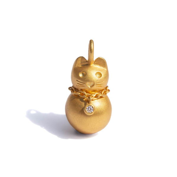 CAT BELL PENDANT