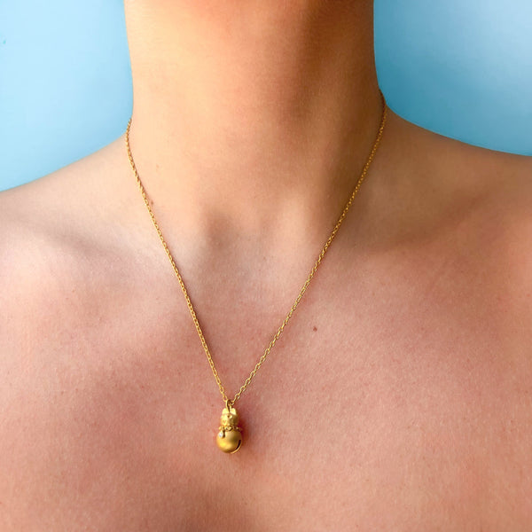 CAT BELL PENDANT