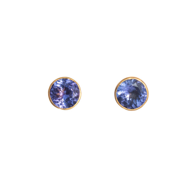 Tanzanite Bindi Earrings 