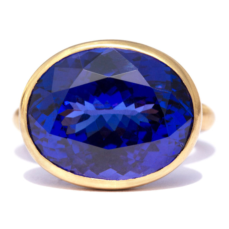 Tanzanite Princess Ring