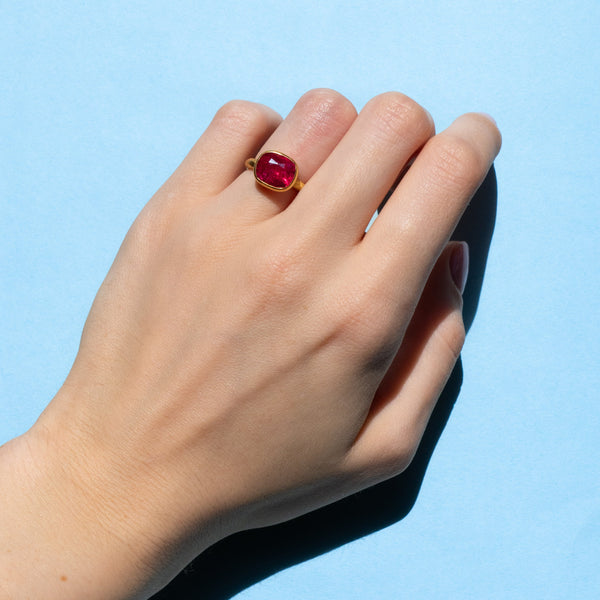 Red Princess Spinelle Ring