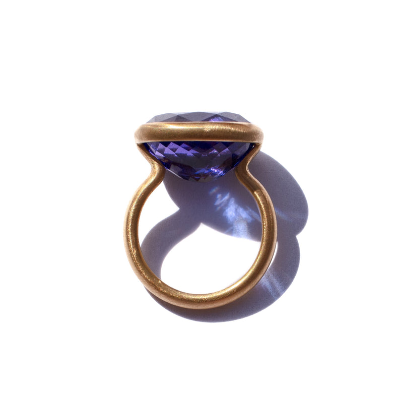 Tanzanite Princess Ring