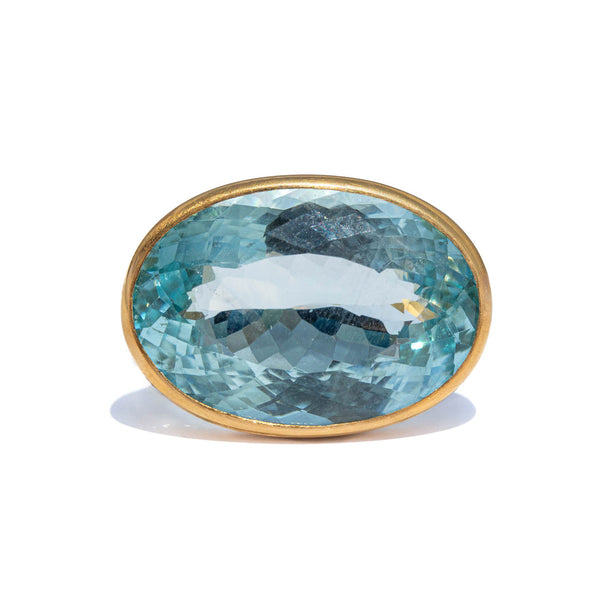 Aquamarine Princess Ring                                