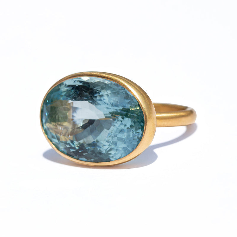 Aquamarine Princess Ring                                