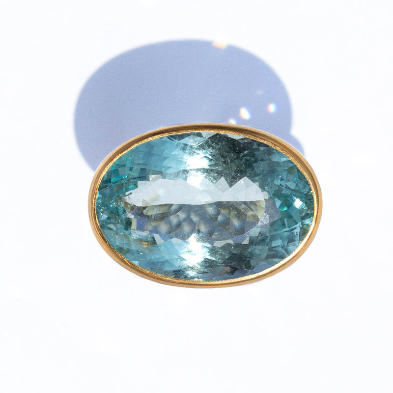 Aquamarine Princess Ring                                
