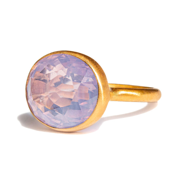 Lavender Quartz Princess Ring