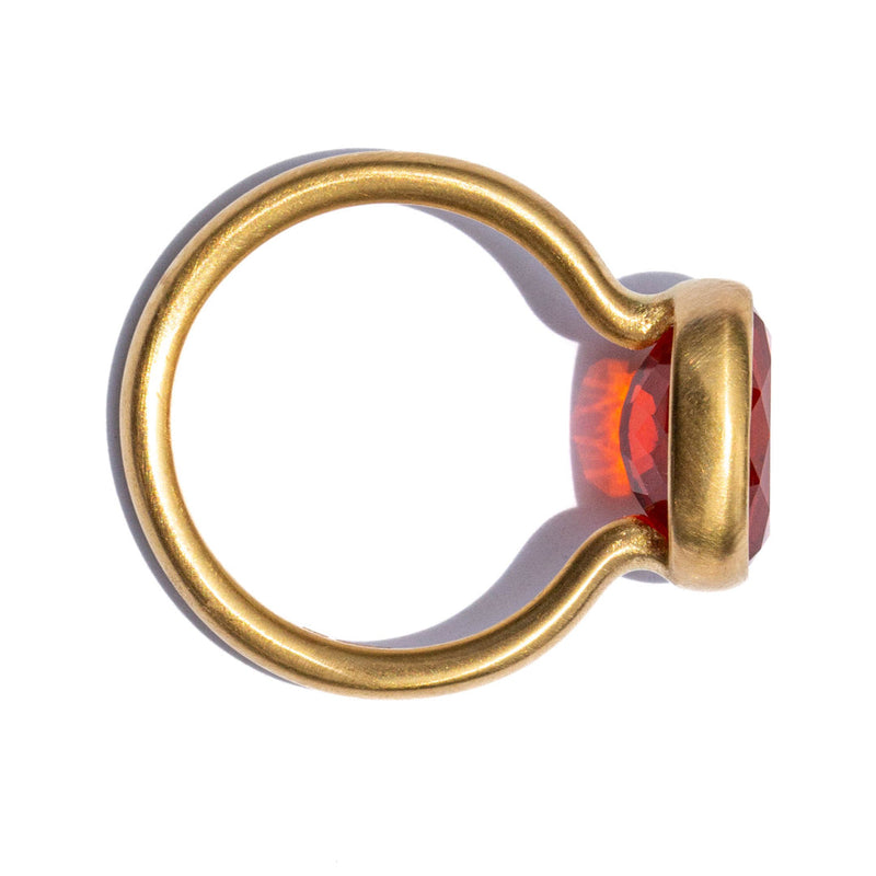 Fire Opal Princess Ring                                