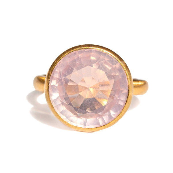 Rose Quartz Princess Ring