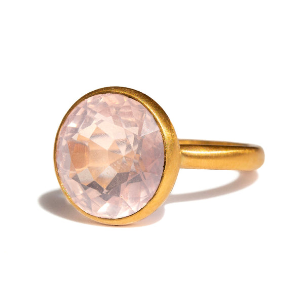 Rose Quartz Princess Ring