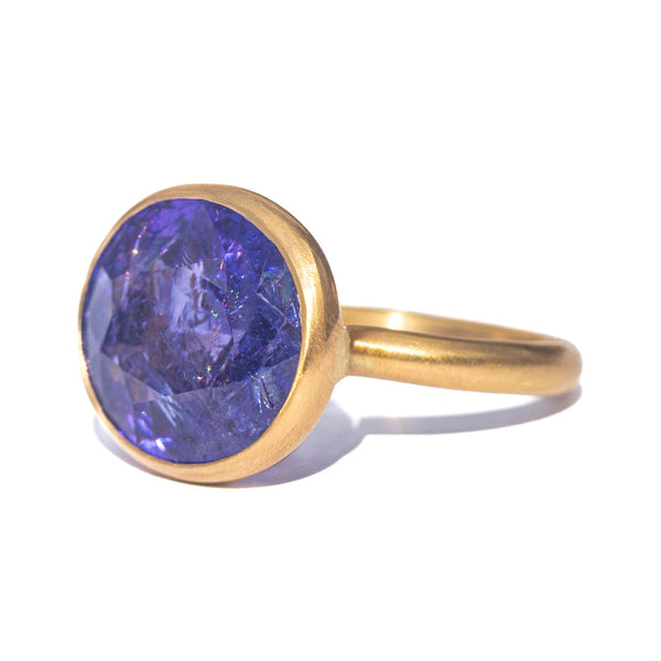 Tanzanite Princess Ring