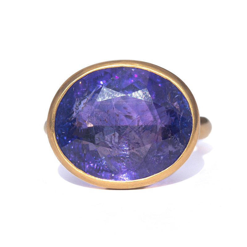 Tanzanite Princess Ring