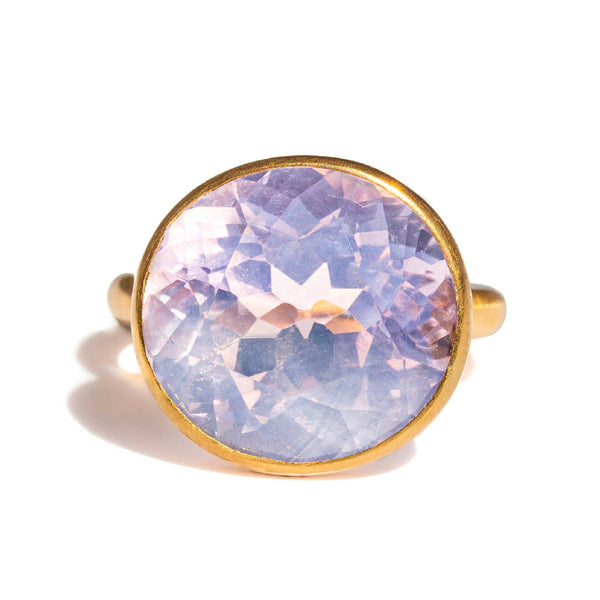 Lavender Quartz Princess Ring